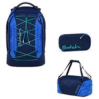 Satch Pack Crossed Blue 3tlg. Schulrucksack-Set kaufen | Satch Schulra