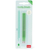 Legami Nachfüll Set 2er Lovely Friends grün kaufen | Legami Schulran