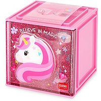 Legami Erweiterbare SchreibtischBox Cutie Cube Einhorn Pink kaufen | L