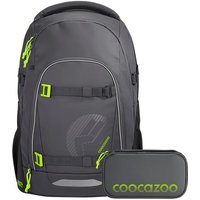 Coocazoo Mate Tarp Black Thunde Schulrucksack Set 2tlg - Limitiertl ka
