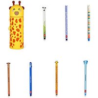 Legami 2-in-1 Federmäppchen Giraffe Silikon + löschbare Stifte kaufe