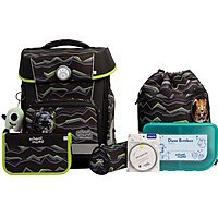 School Mood Champion Maxx Pro Finn Raubkatze 7-tlg. Schulranzenset kau