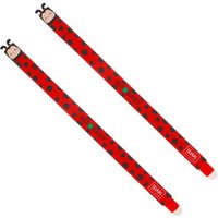Legami Erasable Gel Pen Ladybug 2er Set - löschbare Gel Stifte Set Ma