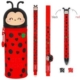Legami Ladybug Set - Erasable Gel Pen + Mäppchen + Lovely Friends + K