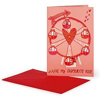 Legami Glückwunschkarte mit Applikation Love Wheel - Valentin 2026 ka
