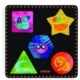 Holzpuzzle - Geochic 5 Teile Puzzle Djeco