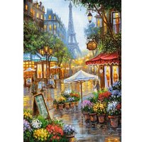 Frühlingsblumen in Paris 1000 Teile Puzzle  Castorland