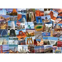 Globetrotter USA 1000 Teile Puzzle  Eurographics