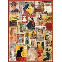 Theater und Oper Werbeposter 1000 Teile Puzzle  Eurographics