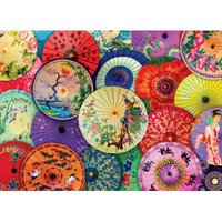 Asian Oil Paper Umbrellas 1000 Teile Puzzle  Eurographics