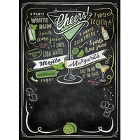 Kreidetafel - Cheers 1000 Teile Puzzle  Clementoni