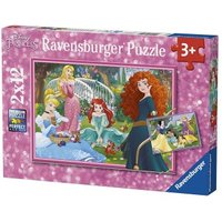 2 Puzzles - Disney Princess 12 Teile Puzzle  Ravensburger