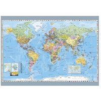 Weltkarte (auf Englisch) 1000 Teile Puzzle  Dino