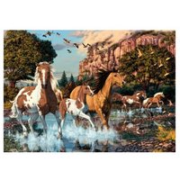 Secret Puzzle - Pferde 1000 Teile Puzzle  Dino