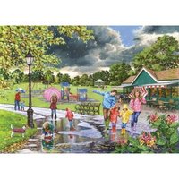 Pfützen 500 Teile Puzzle  HOP - House of Puzzles