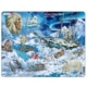 Rahmenpuzzle - Verso il Polo Nord (auf Italienisch) 65 Teile Puzzle Larsen