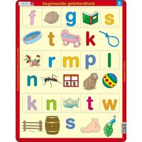 Rahmenpuzzle - Beginnende geletterdheid 5 (auf Niederländisch) 15 Teile Puzzle  Larsen
