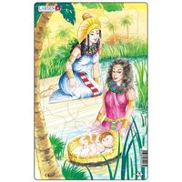 Rahmenpuzzle - Jonas & Moses 2 18 Teile Puzzle  Larsen