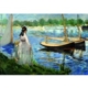 Edouard Manet - Seine-Ufer bei Argenteuil 1000 Teile Puzzle  DToys
