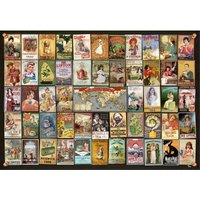 Vintage Collage - Teas 1000 Teile Puzzle DToys