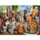 Haus der Katzen 2000 Teile Puzzle Castorland