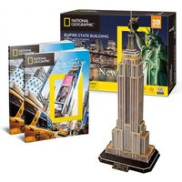 3D Puzzle - Empire State Building - Schwierigkeit: 6/8 66 Teile Puzzle  Cubic Fun