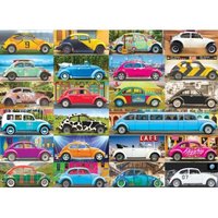 VW Beetle - Gone Places 1000 Teile Puzzle  Eurographics