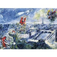 Chagall Marc - Abstraktes Paris 1000 Teile Puzzle  Eurographics
