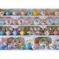 Buntes Kaffeekränzchen 1000 Teile Puzzle  Eurographics