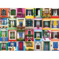 Mediterranean Windows 1000 Teile Puzzle  Eurographics