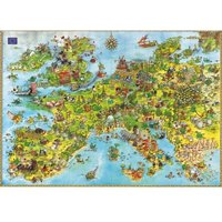Vereinigte Drachen 4000 Teile Puzzle  Heye