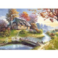 Cottage  1500 Teile Puzzle  Castorland
