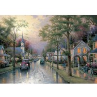 Morgen in der kleinen Stadt 1000 Teile Puzzle Schmidt Spiele