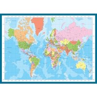 Weltkarte 1000 Teile Puzzle  Eurographics