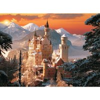 Schloss Neuschwanstein im Winter 3000 Teile Puzzle  Trefl