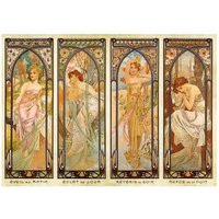 Alphonse Mucha: Die Momente des Tages 1000 Teile Puzzle  DToys