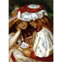 Renoir: Zwei Lesende Mädchen 1000 Teile Puzzle  DToys