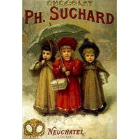 Vintage Posters: Chocolats Ph. Suchard 1000 Teile Puzzle DToys