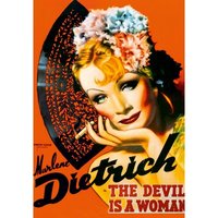 Vintage Posters: Marlene Dietrich - The Devis is a Woman 1000 Teile Puzzle  DToys