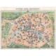 Handgeschnittenes Holzpuzzle - Plan Nouveau Paris Monumental 500 Teile Puzzle Puzzle Michèle Wilson