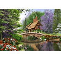 Dominic Davison: Landhaus am Fluss 1000 Teile Puzzle  Castorland