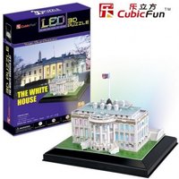 3D Puzzle mit LED - Weißes Haus