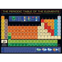 Das Periodensystem der Elemente nach Dimitri Mendeleev 1000 Teile Puzzle  Eurographics