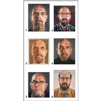Chuck Close Block Puzzle 12 Teile Puzzle  Pomegranate
