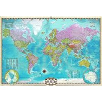 Weltkarte 2000 Teile Puzzle  Eurographics