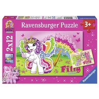 2 Puzzles - Filly: Prinzessin Scarlet und Freunde 12 Teile Puzzle  Ravensburger