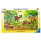 Rahmenpuzzle - Tierkinder des Waldes 15 Teile Puzzle Ravensburger