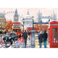 Londoner Collage 1000 Teile Puzzle  Castorland
