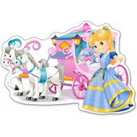 XXL Teile - Die Kutsche der Prinzessin 12 Teile Puzzle  Castorland