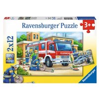 Polizei und Feuerwehr 12 Teile Puzzle  Ravensburger